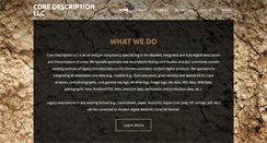 Desktop Screenshot of coredescription.com